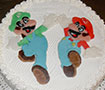 Torta senza glutine Mario Bros e Luigi